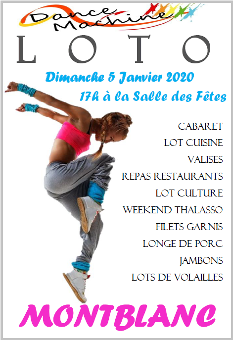 Affiche loto 5 janvier 2020