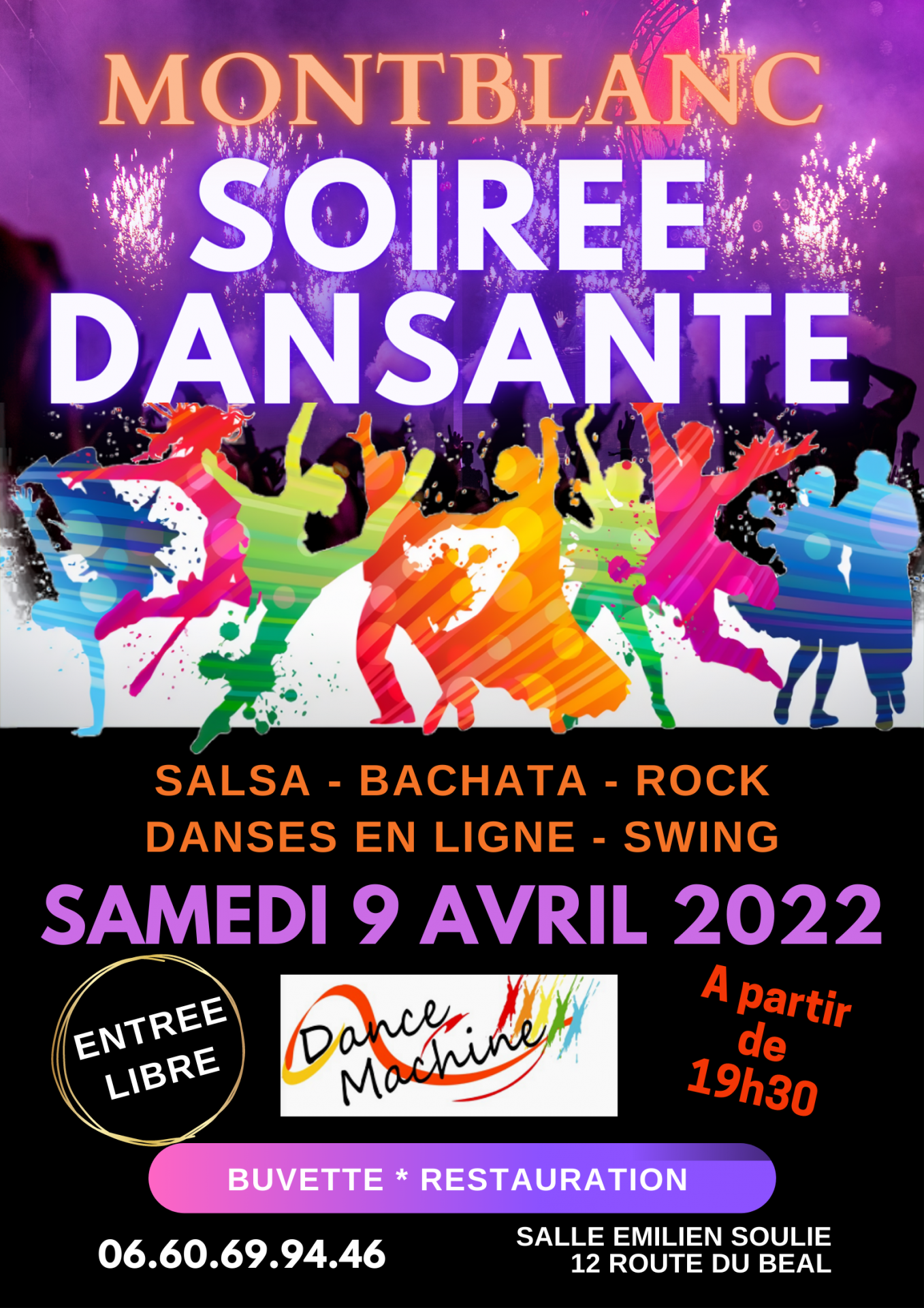 Soiree dansante du 9 avril 2022